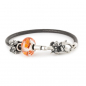 Preview: Trollbeads - Armband Leder, Single, schwarz