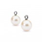 Preview: Trollbeads - White Pearl Round Drops