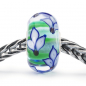 Preview: Trollbeads - Blaue Iris Blüte