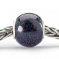 Preview: Trollbeads - Runder blauer Goldstein