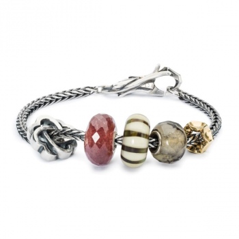 Trollbeads - Erdbeer-Quarz