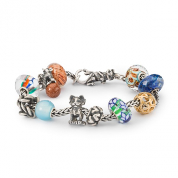 Trollbeads - Blaue Iris Blüte