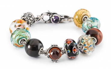 Trollbeads - Jumbo Rundes Schwarzes Tigerauge