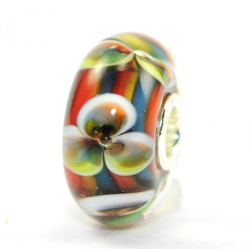 Trollbeads - People's Uniques 2024 - Regenbogen Blume - Limitierte Edition