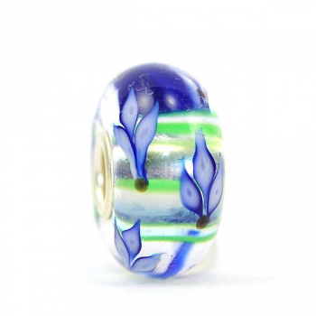 Trollbeads - Blaue Iris Blüte - WYSIWYG