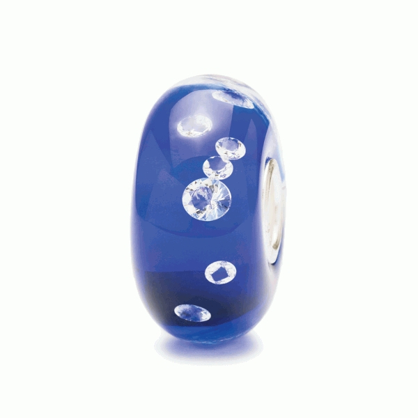 Trollbeads - The Diamond Bead, blue