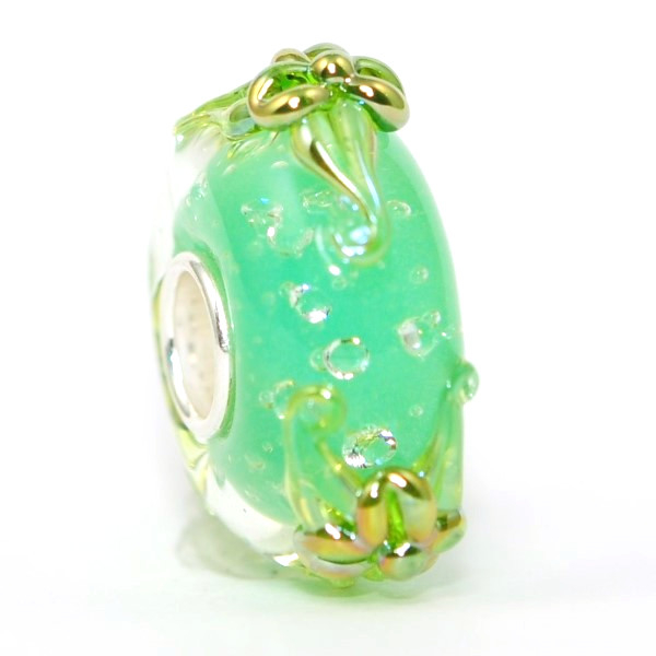 Elfbeads - WYSIWYG - Fresh Green Gold Lilies