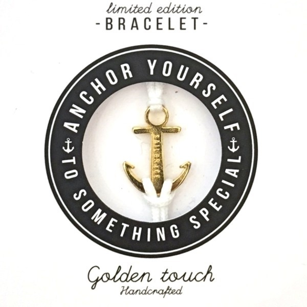 Sailbrace - Armband - Golden Touch White