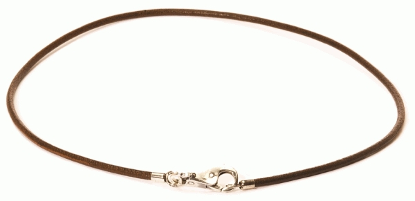 Trollbeads - Leather Necklace, Brown