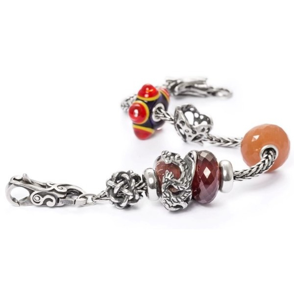 Trollbeads - Roter Mondstein