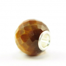 Trollbeads - Spring 2025 - Round Yellow Tiger Eye Facet